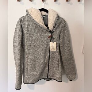 Alpine Design Black and White Herringbone Jacket